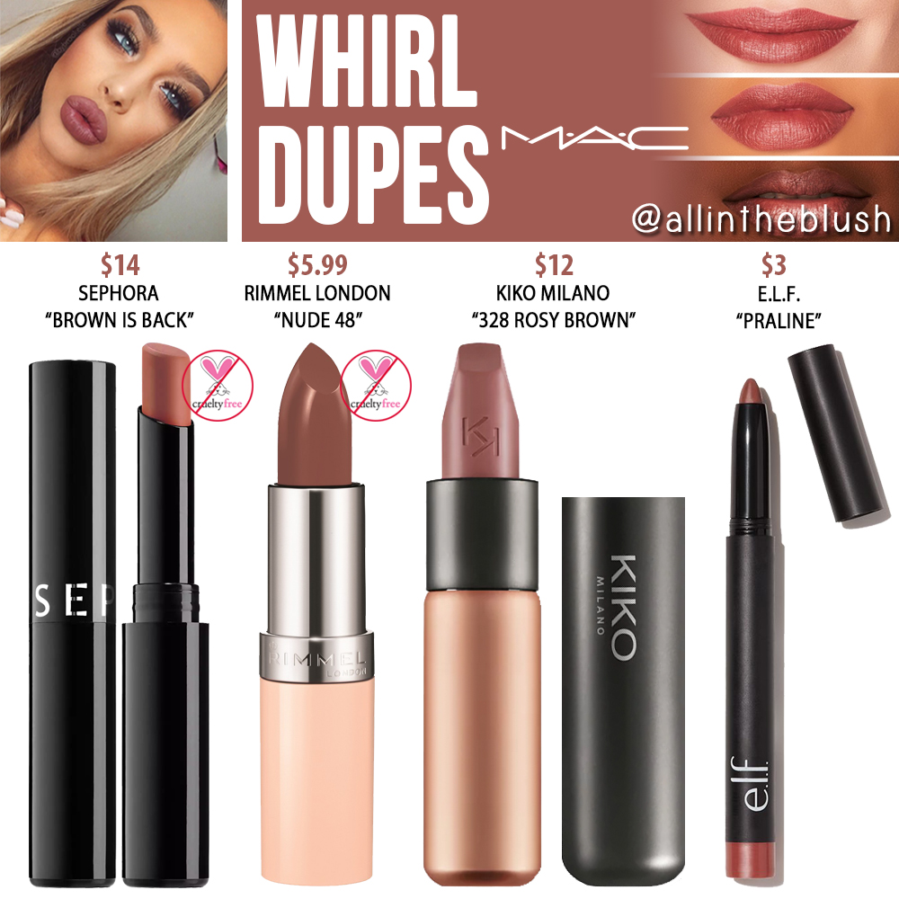 Dupe for mac whirl lip pencil